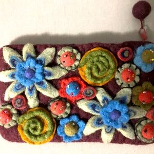 Felt wallet by Rising Tide in like new condition.